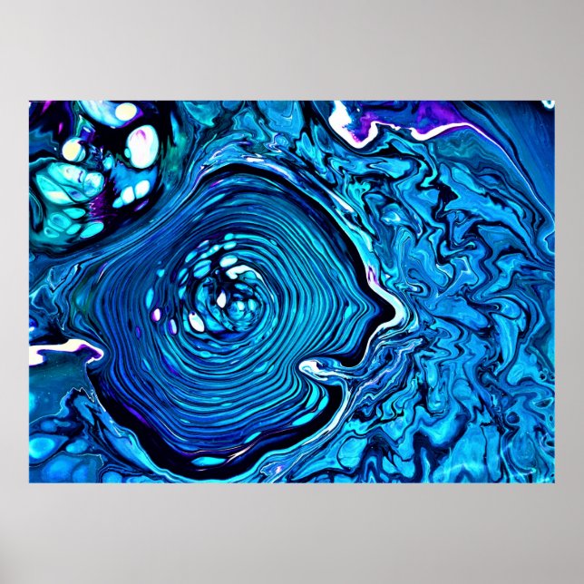 Poster Estudo de cor abstrato 112, (Frente)