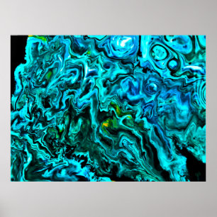 Poster Estudo de cor abstrato 117,