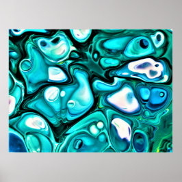 Poster Estudo de cor abstrato 125,