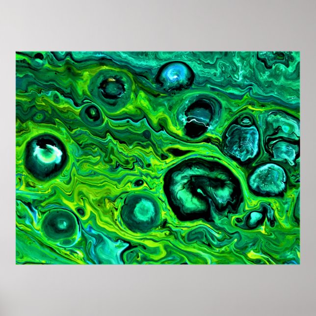 Poster Estudo de cor abstrato 181, (Frente)