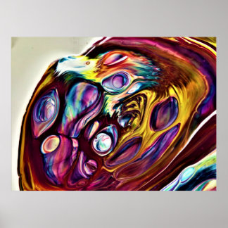 Poster Estudo de cor abstrato 226,