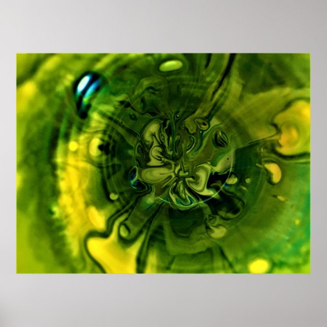 Poster Estudo de cor abstrato 249, (Frente)