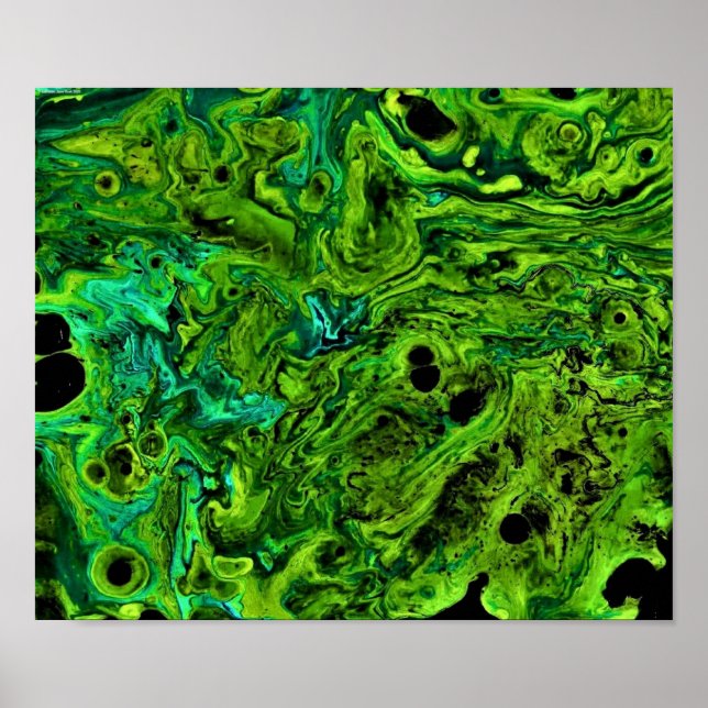 Poster Estudo de cor abstrato 262, (Frente)