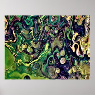 Poster Estudo de cor abstrato 290,
