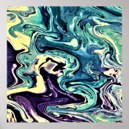 Poster Estudo de cor abstrato 298,