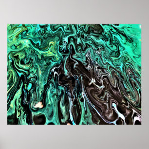 Poster Estudo de cor abstrato 300,