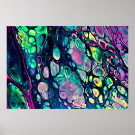 Poster Estudo de cor abstrato 304,