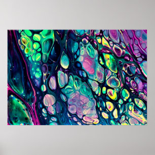 Poster Estudo de cor abstrato 304,