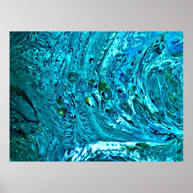 Poster Estudo de cor abstrato 32, (Frente)