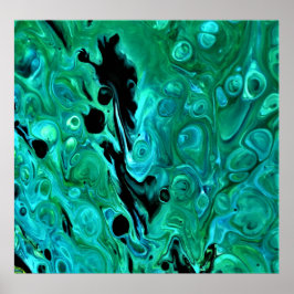 Poster Estudo de cor abstrato 322,