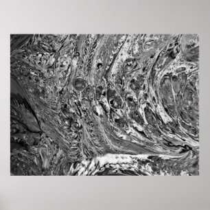 Poster Estudo de cor abstrato 32/Noir,