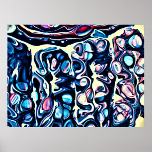 Poster Estudo de cor abstrato 334,