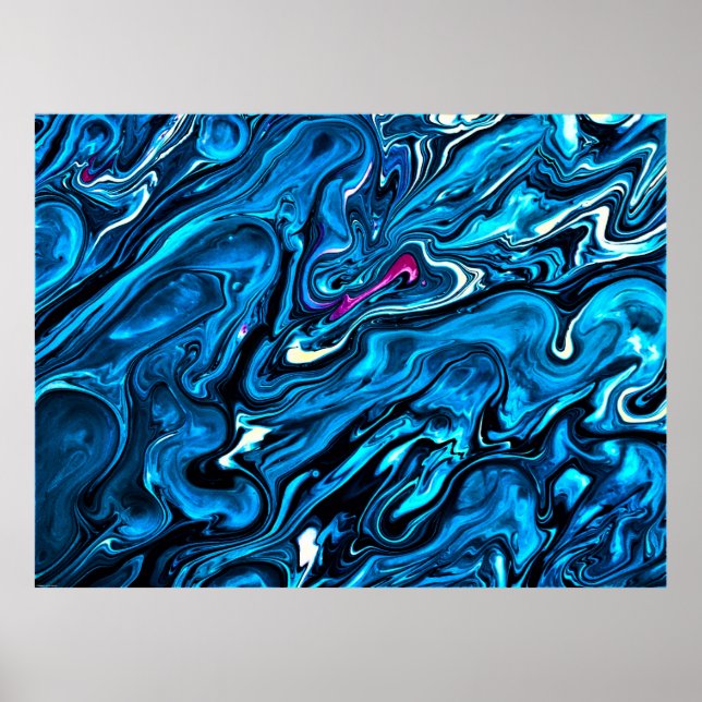 Poster Estudo de cor abstrato 352, (Frente)