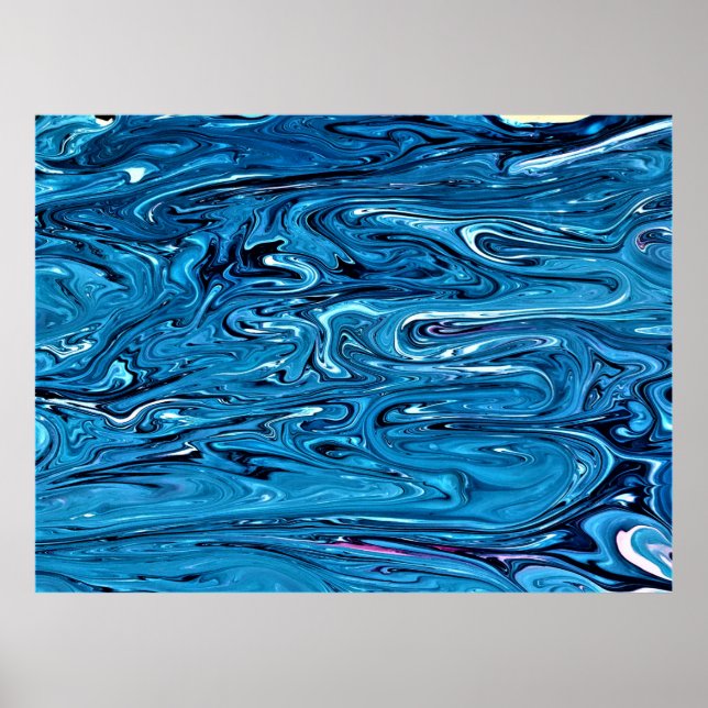 Poster Estudo de cor abstrato 357, (Frente)