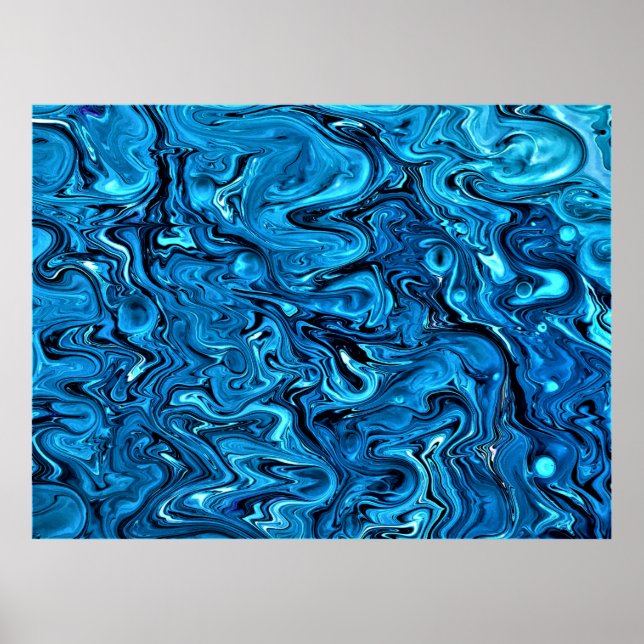 Poster Estudo de cor abstrato 360, (Frente)