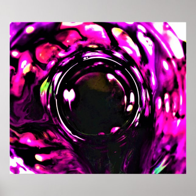 Poster Estudo de cor abstrato 391, (Frente)