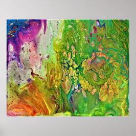 Poster Estudo de cor abstrato 4,