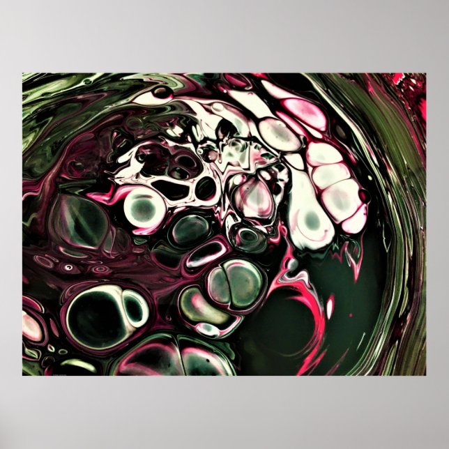 Poster Estudo de cor abstrato 428, (Frente)