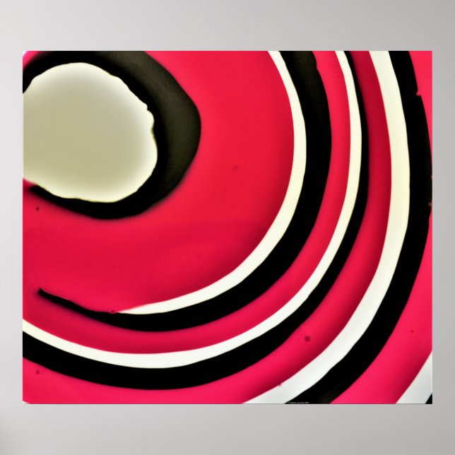 Poster Estudo de cor abstrato 429, (Frente)