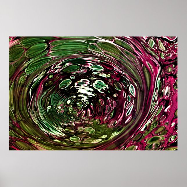 Poster Estudo de cor abstrato 433, (Frente)