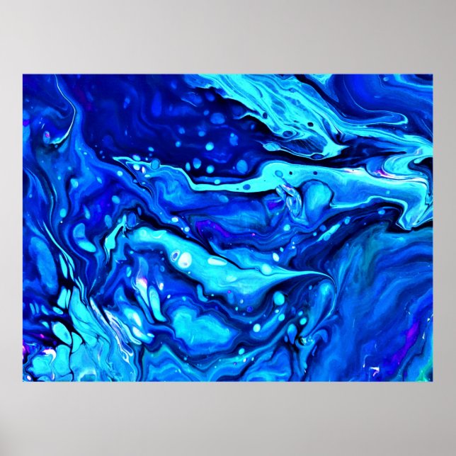 Poster Estudo de cor abstrato 61, (Frente)