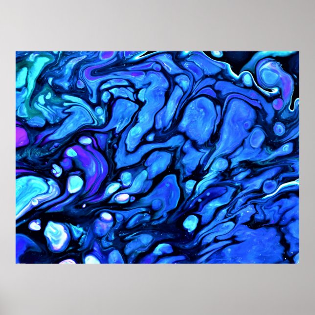 Poster Estudo de cor de abstrato 73, (Frente)