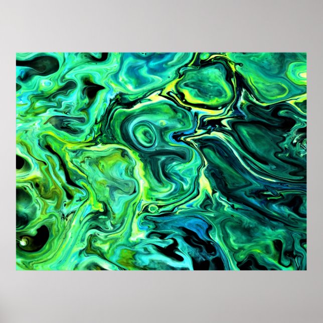 Poster Estudo de cor de abstrato 78, (Frente)