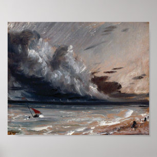 Poster Estudo de escape, Brighton - Constable