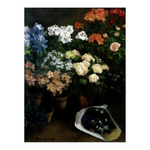 Estudo de Flores por Frederic Bazille