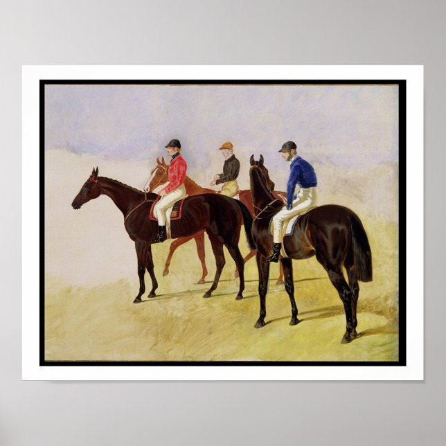 Poster Estudo de Três Fissuras Steeplechase: Allen McDono (Frente)