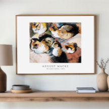 Estudo de Um Gato | Katzenstudien (1909) August Ma