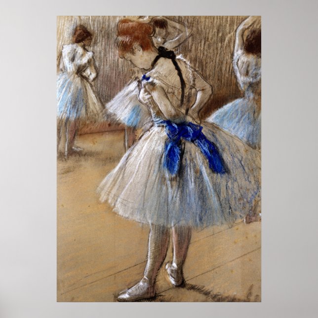 Poster Estudo de uma bailarina - Edgar Degas - c1890 (Frente)