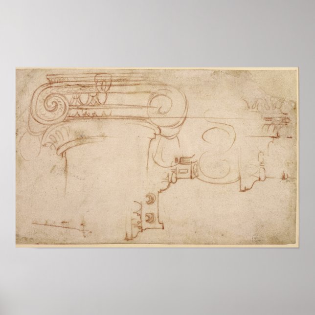 Pôster Estudo de uma capital iônica (Frente)