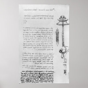 Pôster Estudo do vagabundo com os tubos de respiração