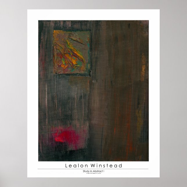 Poster Estudo Na Abstrato I (Frente)