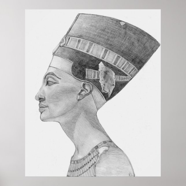 Poster estudo nefertiti (Frente)