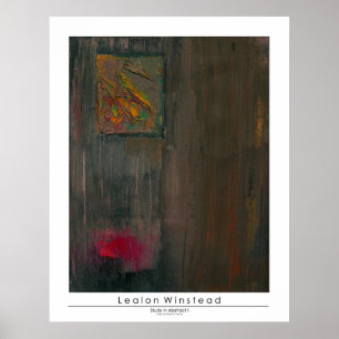 Poster Estudo no abstrato mim