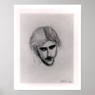 Poster Estudo para a cabeça de Ferdinand para 'Ferdinand