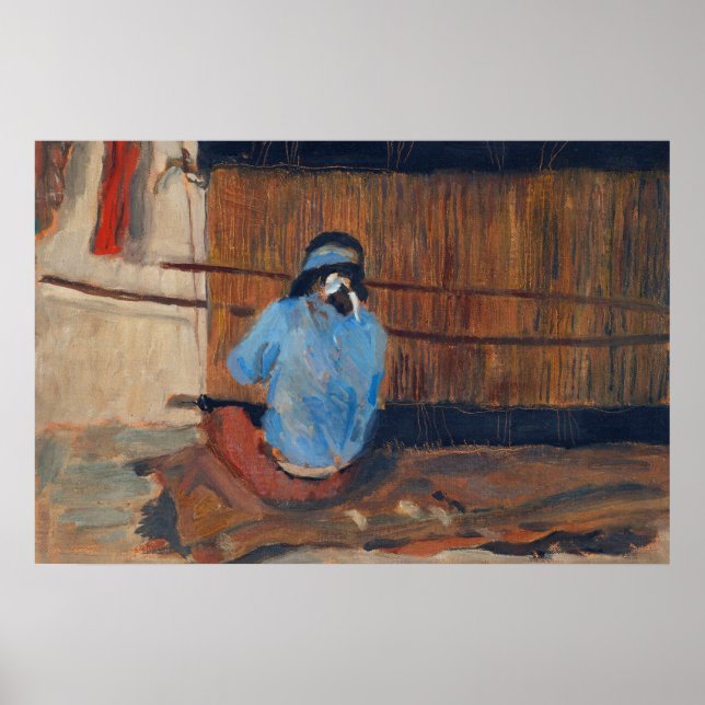 Poster Estudo para Hopi Weaver por Maynard Dixon (Frente)