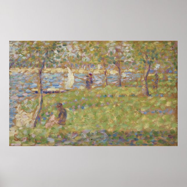 Poster Estudo para La Grande Jatte (Frente)