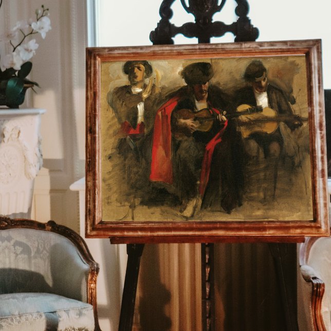 Poster Estudo para músicos sentados, Sargent (Criador carregado)