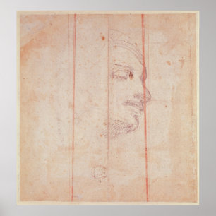 Pôster Estudo para o Chefe da Sibila Líbia