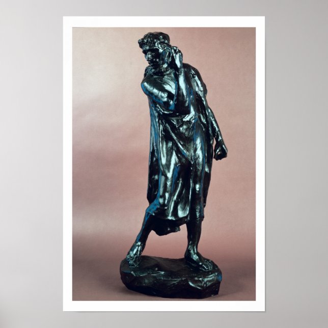 Pôster Estudo para Pierre de Wissant, do Burghers of (Frente)