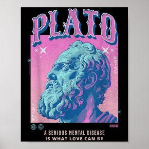 Poster Estudo Plato Pastel Y2k Estoicismo Estético Retroa