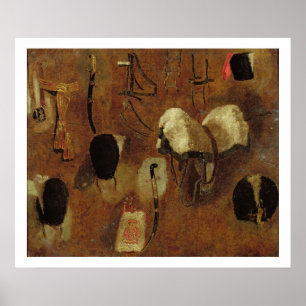 Pôster Estudos de Accoutrements militares: um estudo para