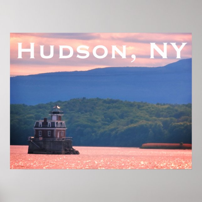 Poster Estufa de Hudson Athens - Luz da cidade de Hudson, (Frente)