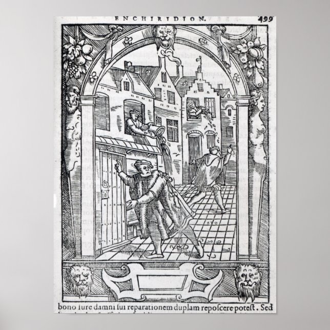 Poster Esvaziando os Potes da Câmara (Frente)