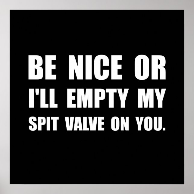 Poster Esvaziar minha vala de cuspe (Frente)