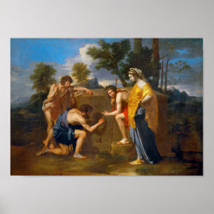 Poster Et em Arcadia ego, Poussin