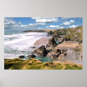 Poster Etapas de Bedruthan, Cornualha